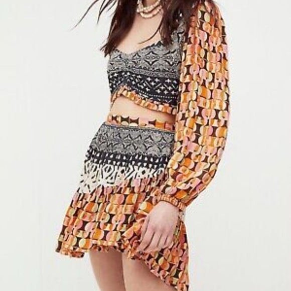 Free People Naomi Printed Set - Picture 1 of 10